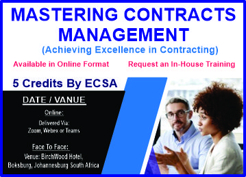 Mastering Contract Management Training Workshop